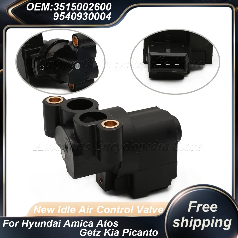 3515002600 35150 02600 35150-02600 9540930004 For Idle Air Control Valve For Hyundai Amica Atos Getz Kia Picanto
3515002600 35150 02600 35150-02600 9540930004 For Idle Air Control Valve For Hyundai Amica Atos Getz Kia Picanto