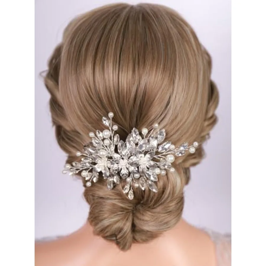 Hair Clip for Wedding Brides Bridesmaid Pearl Side Headpiece for Women Special Occasion Handmade Jewelry
Hair Clip for Wedding Brides Bridesmaid Pearl Side Headpiece for Women Special Occasion Handmade Jewelry