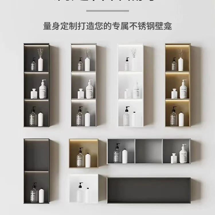 Four-layer stainless steel niche for easy storage Wholesale rack storage Metal rack for display hall
Four-layer stainless steel niche for easy storage Wholesale rack storage Metal rack for display hall