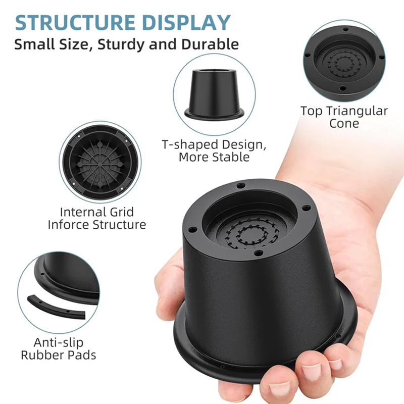 -PQWN, 4 шт., сверхмощные подъемники для мебели, опорные подушечки для подъема мебели, подушечки для стиральных машин
-PQWN, 4 шт., сверхмощные подъемники для мебели, опорные подушечки для подъема мебели, подушечки для стиральных машин