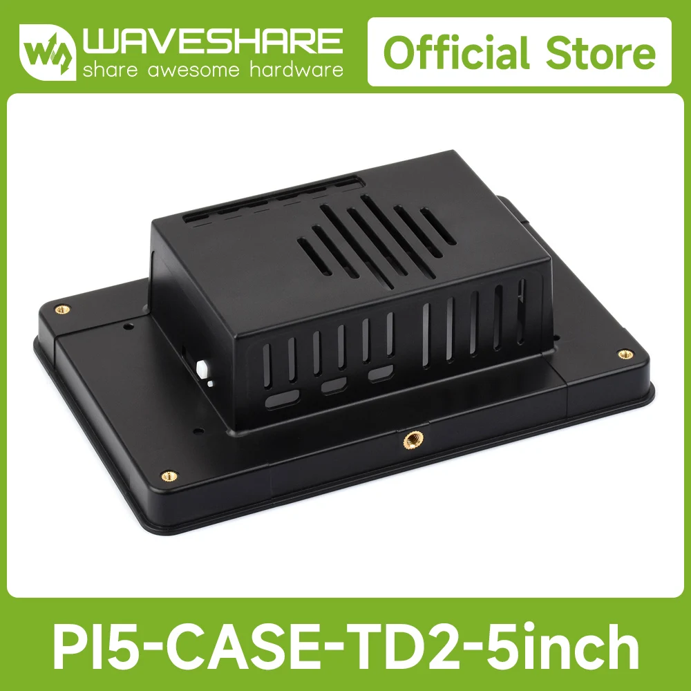 Waveshare Protective Case For Raspberry Pi 5inch Touch Display 2 And Raspberry Pi 5, Compatible With Multiple 5inch Screens