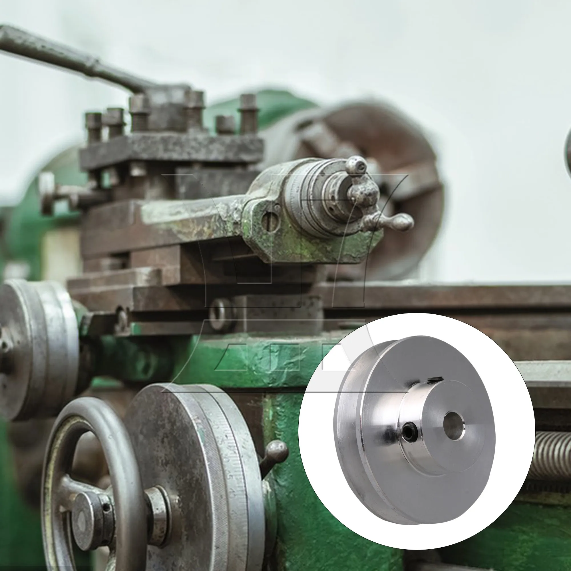 CNBTR 41x16x6MM Silver Alloy Single Groove 6MM Bore Step Pulley for PU Belts
CNBTR 41x16x6MM Silver Alloy Single Groove 6MM Bore Step Pulley for PU Belts