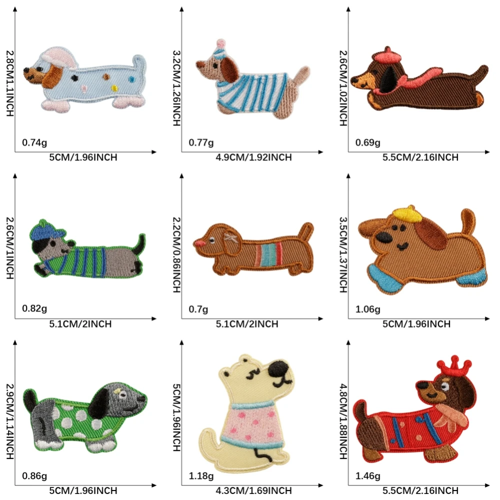 Self-Adhesive Badge Lovely Delicate Kind Of Puppys Shaped Embroidery Patches DIY Clothing Accessories Decoration
Self-Adhesive Badge Lovely Delicate Kind Of Puppys Shaped Embroidery Patches DIY Clothing Accessories Decoration