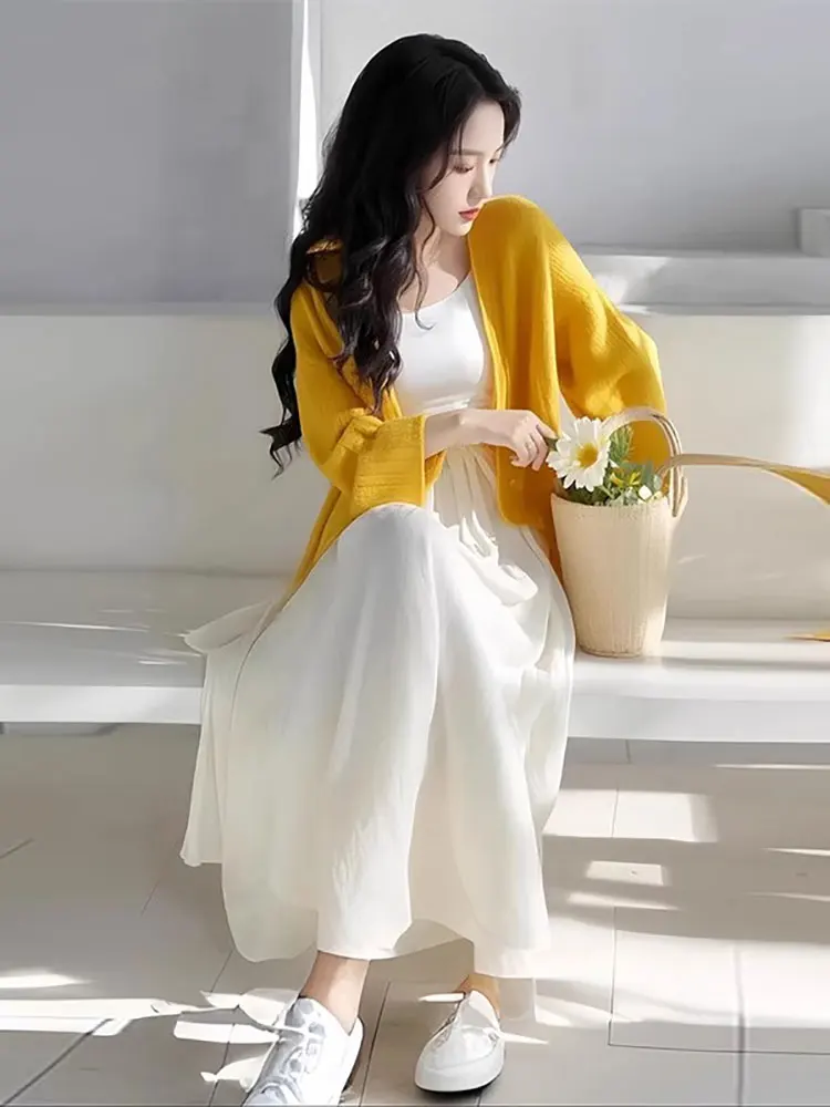 Spring New plus Size Beachy Strap Set White Small Fragrance Style Korean System Slimming High Waist A-Line Skirt Suit
Spring New plus Size Beachy Strap Set White Small Fragrance Style Korean System Slimming High Waist A-Line Skirt Suit