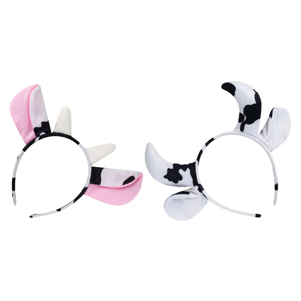 2 Pcs Cow Headband Kids Farm Animal Costume Cartoon Cosplay Dress up Hair Hoop Props Funny Cow Ears Headband Accessories
2 Pcs Cow Headband Kids Farm Animal Costume Cartoon Cosplay Dress up Hair Hoop Props Funny Cow Ears Headband Accessories