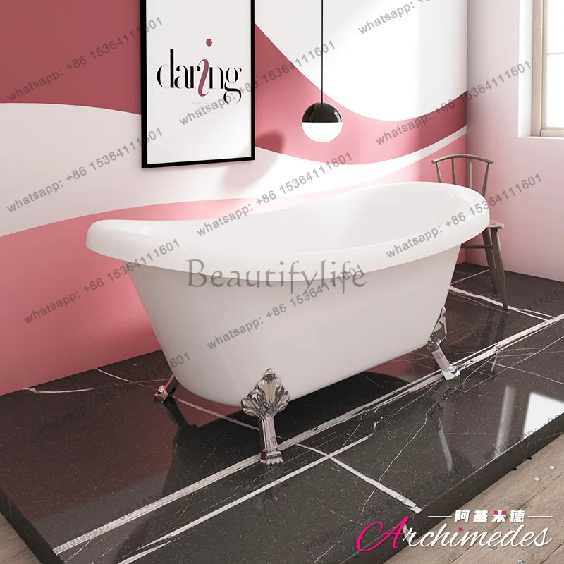 Full skirt independent princess bathtub classical European style, classical bathtub with tiger feet AJ-4015
Full skirt independent princess bathtub classical European style, classical bathtub with tiger feet AJ-4015