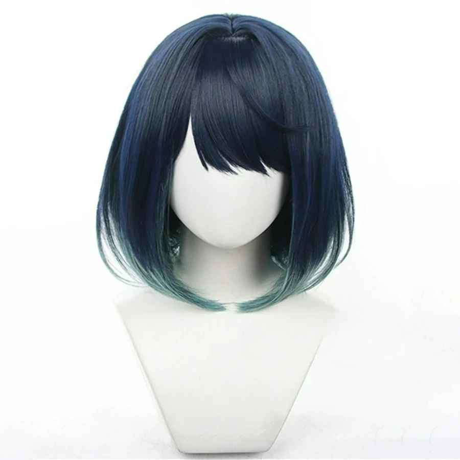 ND Akane Kurokawa Cosplay Wig Anime Cosplay Straight Mixed Blue Synthetic Women's Bob Wig With Bang Halloween Costume Party Wigs
ND Akane Kurokawa Cosplay Wig Anime Cosplay Straight Mixed Blue Synthetic Women's Bob Wig With Bang Halloween Costume Party Wigs