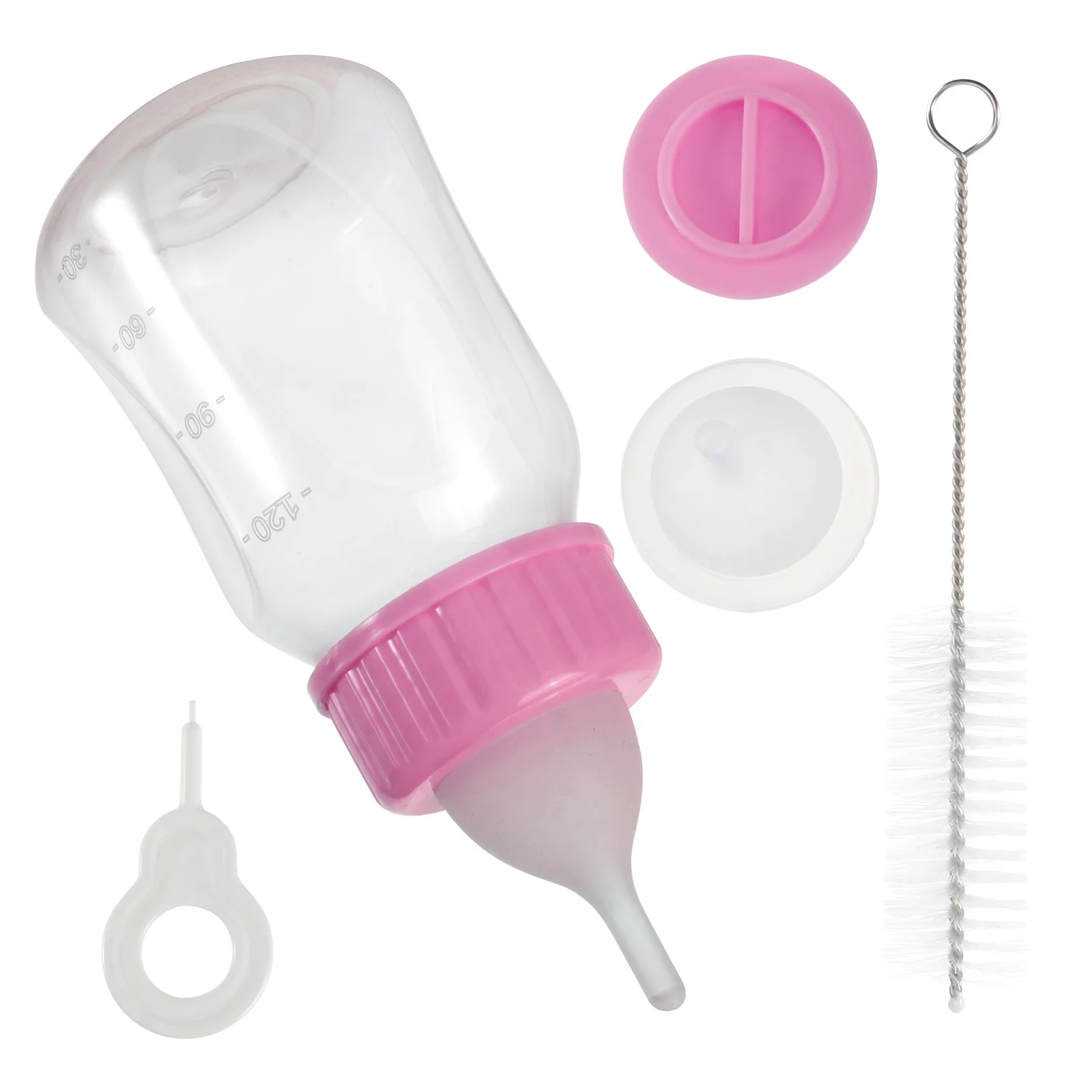 1set 120Ml Pet Nursing Bottle Cat Milk Feeder Kit For Puppies Kittens Animals With Cleaning Brush Food Grade Safe
1set 120Ml Pet Nursing Bottle Cat Milk Feeder Kit For Puppies Kittens Animals With Cleaning Brush Food Grade Safe