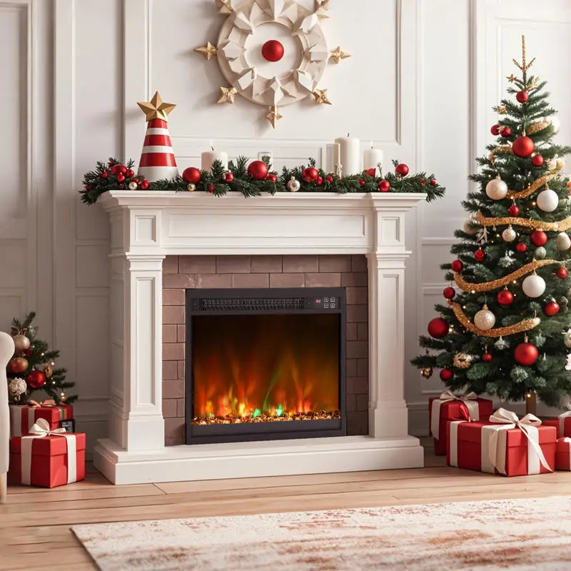 18/23/26 Inch 1500W Electric Fireplace Insert with Remote Control-18 inches
18/23/26 Inch 1500W Electric Fireplace Insert with Remote Control-18 inches