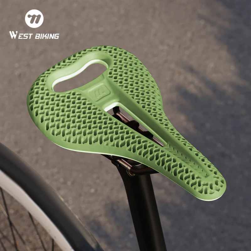 WEST BIKING 3D Honeycomb Bike Saddle Breathable Hollow Pressure Relief Lightweight Seat for Road Mountain Bikes Long Distance
WEST BIKING 3D Honeycomb Bike Saddle Breathable Hollow Pressure Relief Lightweight Seat for Road Mountain Bikes Long Distance