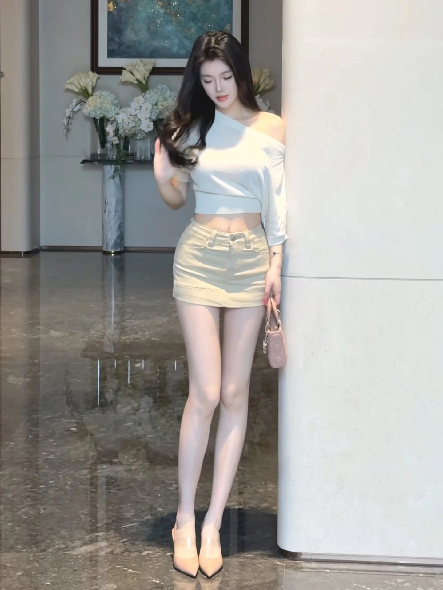 Stunning A-Line Skirt Women's Korean Style Elastic Slimming Lengthening Casual High Waist Wrap around Skirt Pants
Stunning A-Line Skirt Women's Korean Style Elastic Slimming Lengthening Casual High Waist Wrap around Skirt Pants