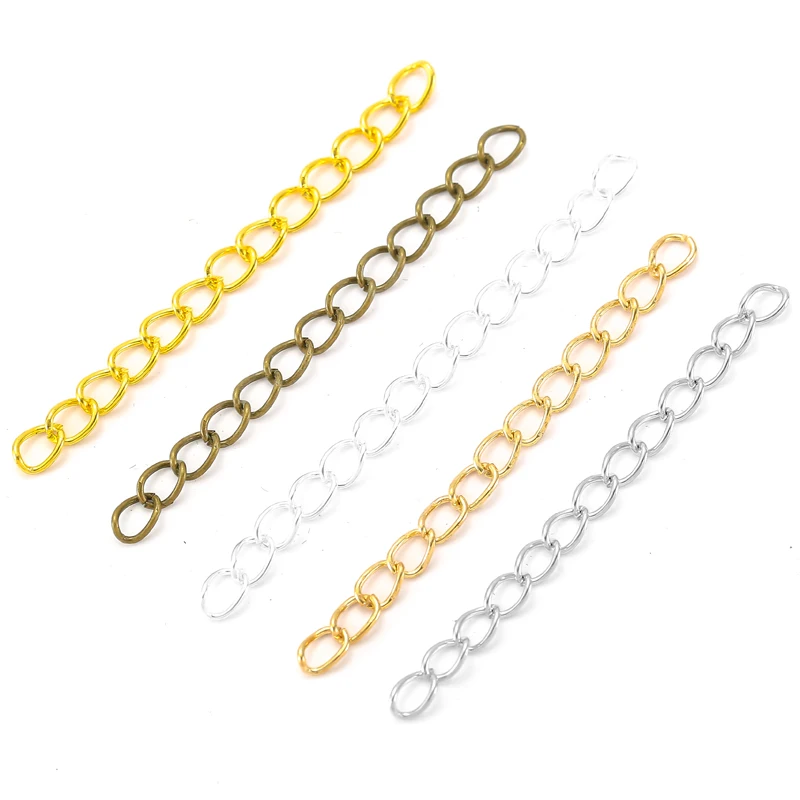 YuenZ 50 pcs 5 Color Iron Extension Chains for Jewelry Making Findings DIY Necklace Bracelet Chain
YuenZ 50 pcs 5 Color Iron Extension Chains for Jewelry Making Findings DIY Necklace Bracelet Chain