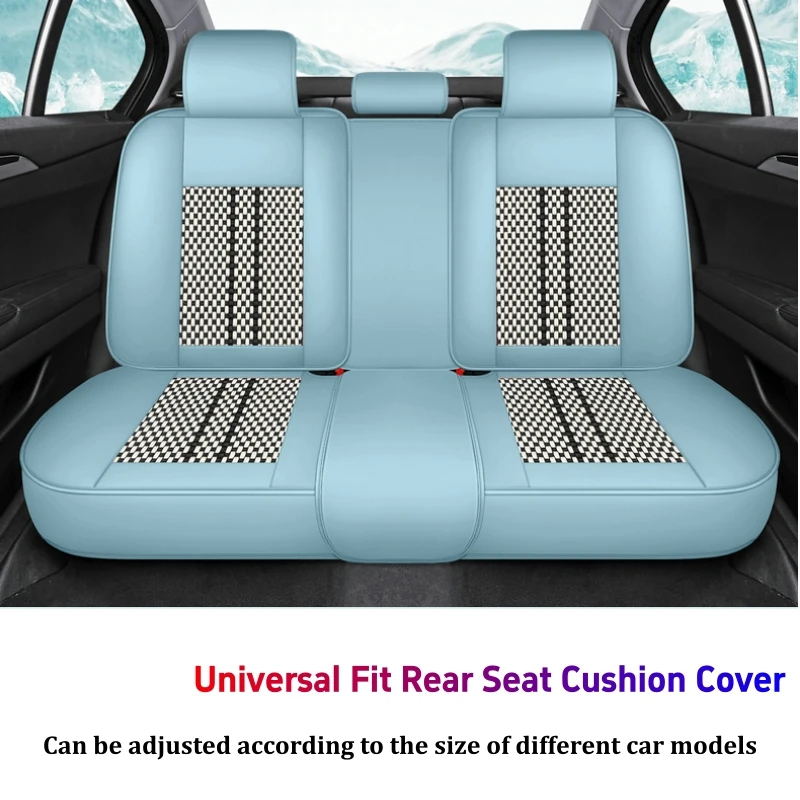 Universal Car Rear Seat Covers for Women and Men, Luxurious and Comfortable, Suitable for All Seasons, Breathable and Cool Ice Silk Car Rear Seat Cushion Covers, Do Not Affect the Use of the Center Armrest in the Rear Seat, Perfectly Fit Most Sedans/Suvs/
Universal Car Rear Seat Covers for Women and Men, Luxurious and Comfortable, Suitable for All Seasons, Breathable and Cool Ice Silk Car Rear Seat Cushion Covers, Do Not Affect the Use of the Center Armrest in the Rear Seat, Perfectly Fit Most Sedans/Suvs/