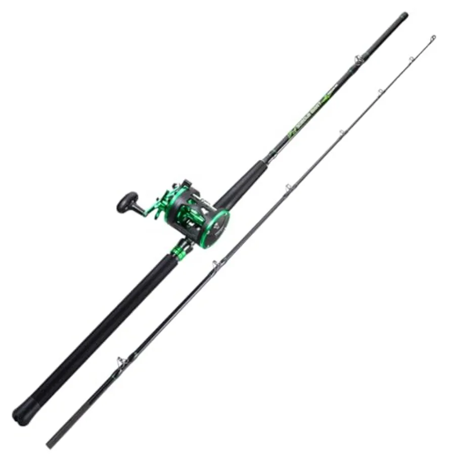 Medium Heavy 2-Piece Catfish Rod and Reel Combo with 25LB Drag 3.8:1 Gear Ratio High Line Capacity Saltwater-Ready for Catfish
Medium Heavy 2-Piece Catfish Rod and Reel Combo with 25LB Drag 3.8:1 Gear Ratio High Line Capacity Saltwater-Ready for Catfish