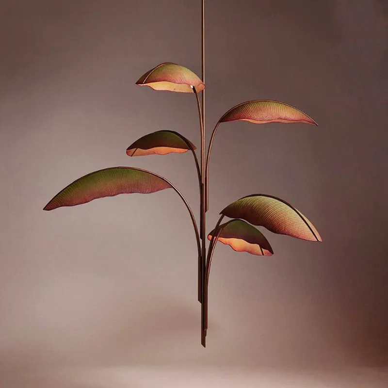 Designer Banana Leaf Pendant Light Exhibition Hall Bar Art Restaurant Lighting Fixtures Industrial Style Staircase Hanging Lamps
Designer Banana Leaf Pendant Light Exhibition Hall Bar Art Restaurant Lighting Fixtures Industrial Style Staircase Hanging Lamps