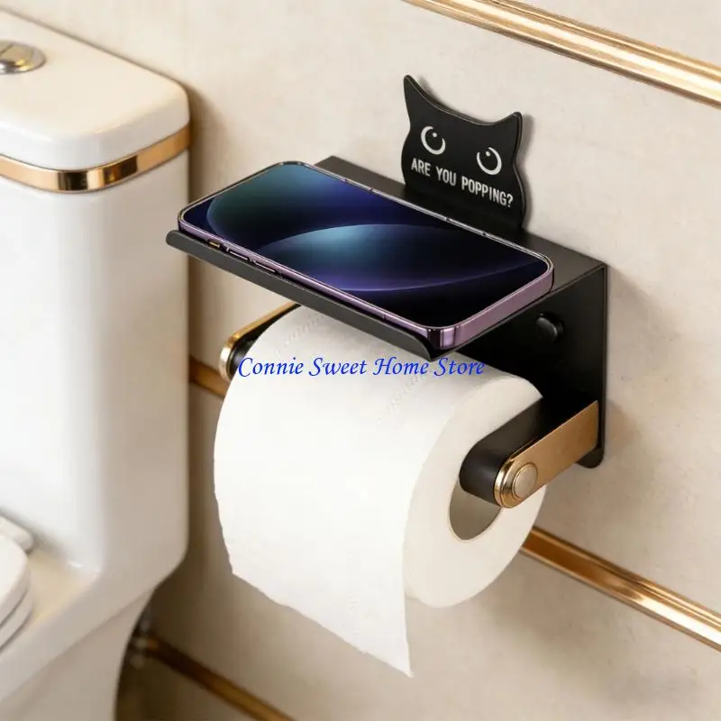 LXAF Corrosion Resistant Cartoon kittycat Bathroom Tissue Dispenser Without Holes Easy Installation
LXAF Corrosion Resistant Cartoon kittycat Bathroom Tissue Dispenser Without Holes Easy Installation