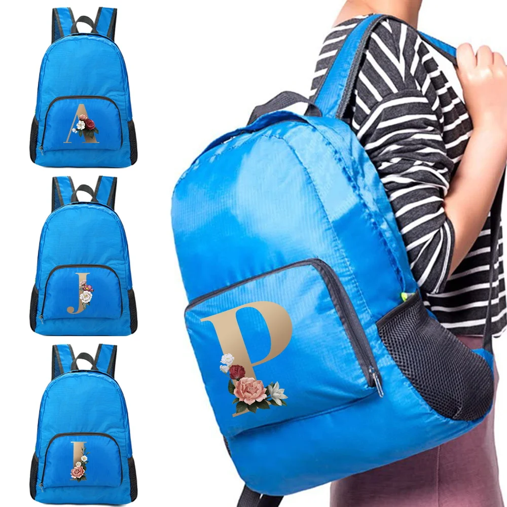 Foldable Backpack Women Ultralight Portable Daypack Gold Letter Print Sports Outdoor Pack Schoolbag Men Travel Hiking Backpacks
Foldable Backpack Women Ultralight Portable Daypack Gold Letter Print Sports Outdoor Pack Schoolbag Men Travel Hiking Backpacks