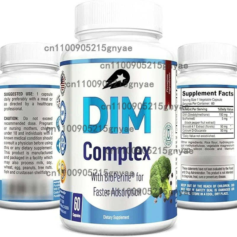 Super Strong Diindolylmethane Capsules DIM+BioPerine - Estrogen Blocker - Supports Metabolism and Menopause
Super Strong Diindolylmethane Capsules DIM+BioPerine - Estrogen Blocker - Supports Metabolism and Menopause