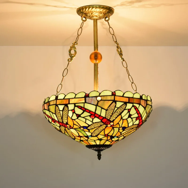 New Tiffany Style 16-inch Green Bottom Dragonfly Chandelier Art Chandelier Art Glass Ceiling Chandelier
New Tiffany Style 16-inch Green Bottom Dragonfly Chandelier Art Chandelier Art Glass Ceiling Chandelier