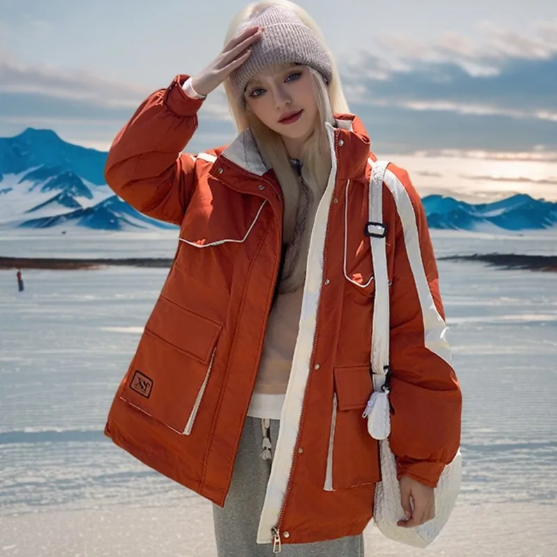 2025 Women's Tapered Fit Puffer Coat Thickened Warm Military Style Mid-Length Down Outwear for Winter Cold Weather
2025 Women's Tapered Fit Puffer Coat Thickened Warm Military Style Mid-Length Down Outwear for Winter Cold Weather