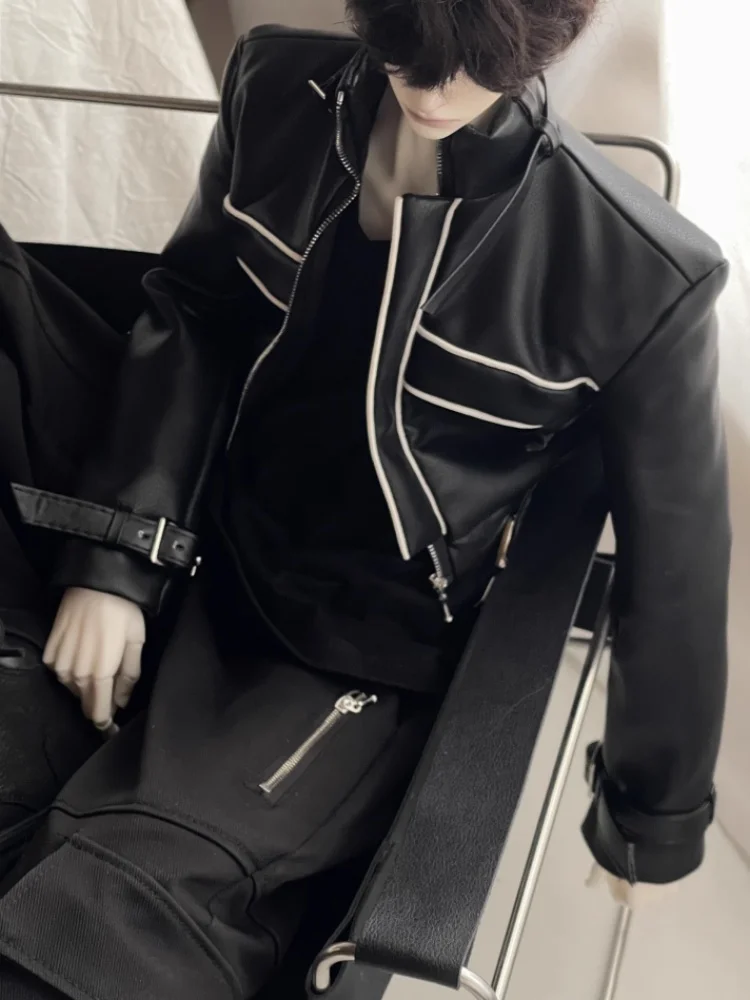 BJD Doll Clothes For Uncle Dolls Black Leather Jacket Dolls Clothing (Only Black Jacket No Doll)
BJD Doll Clothes For Uncle Dolls Black Leather Jacket Dolls Clothing (Only Black Jacket No Doll)