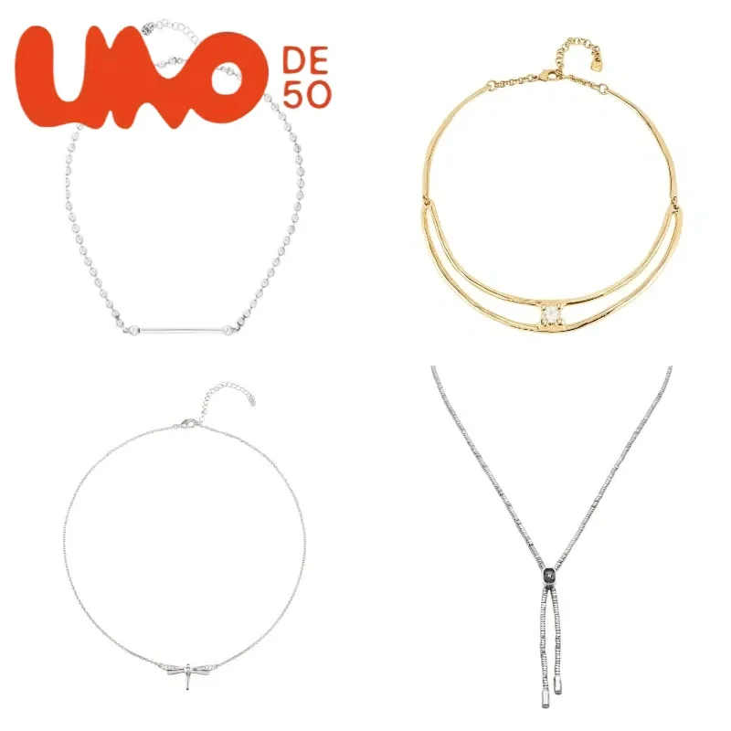Новое ожерелье из 24-каратного золота/серебра UNOde50 — роскошные ювелирные изделия с необычными скидками
Новое ожерелье из 24-каратного золота/серебра UNOde50 — роскошные ювелирные изделия с необычными скидками