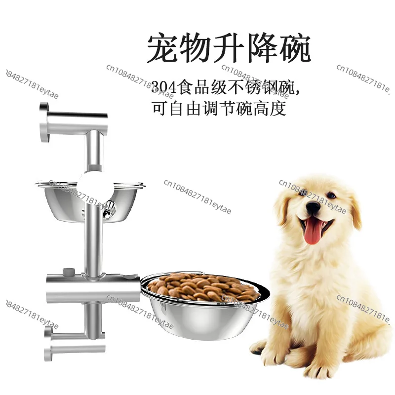Adjustable Height Stainless Steel Pet Bowl Anti Tip Feeder Waterer for Small Large Dogs
Adjustable Height Stainless Steel Pet Bowl Anti Tip Feeder Waterer for Small Large Dogs