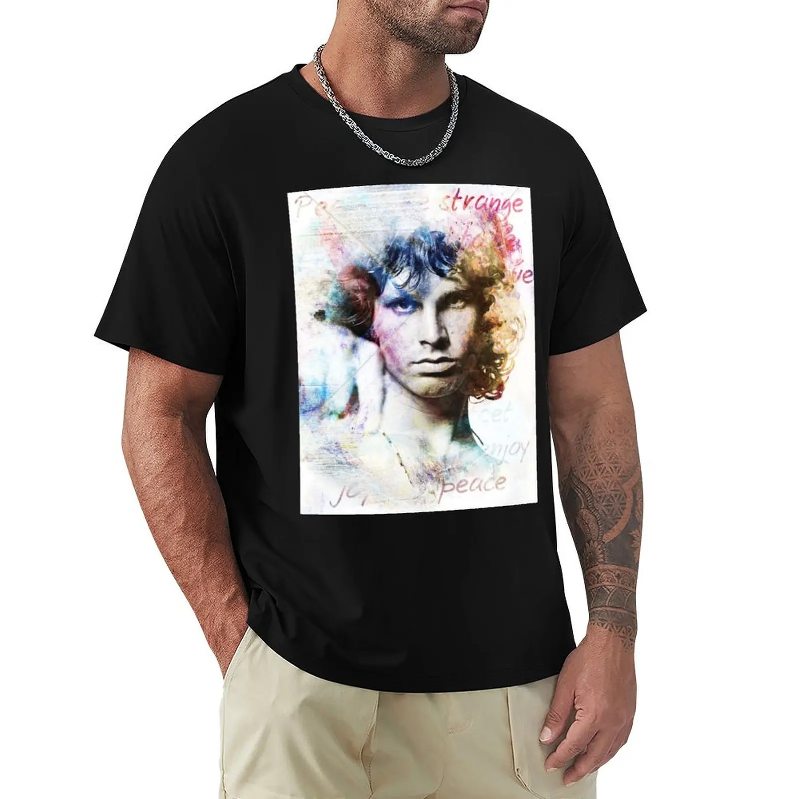 Jim Morrison T-Shirt quick drying cotton graphic tees sports fans sweat shirts, men
Jim Morrison T-Shirt quick drying cotton graphic tees sports fans sweat shirts, men