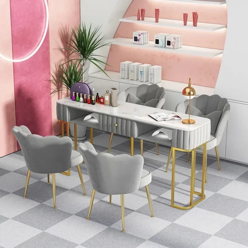 Functional Matel Manicure Table Desk Modern Professional Nail Table Golden Legs Simple Manicure Commercial Salon Furniture
Functional Matel Manicure Table Desk Modern Professional Nail Table Golden Legs Simple Manicure Commercial Salon Furniture
