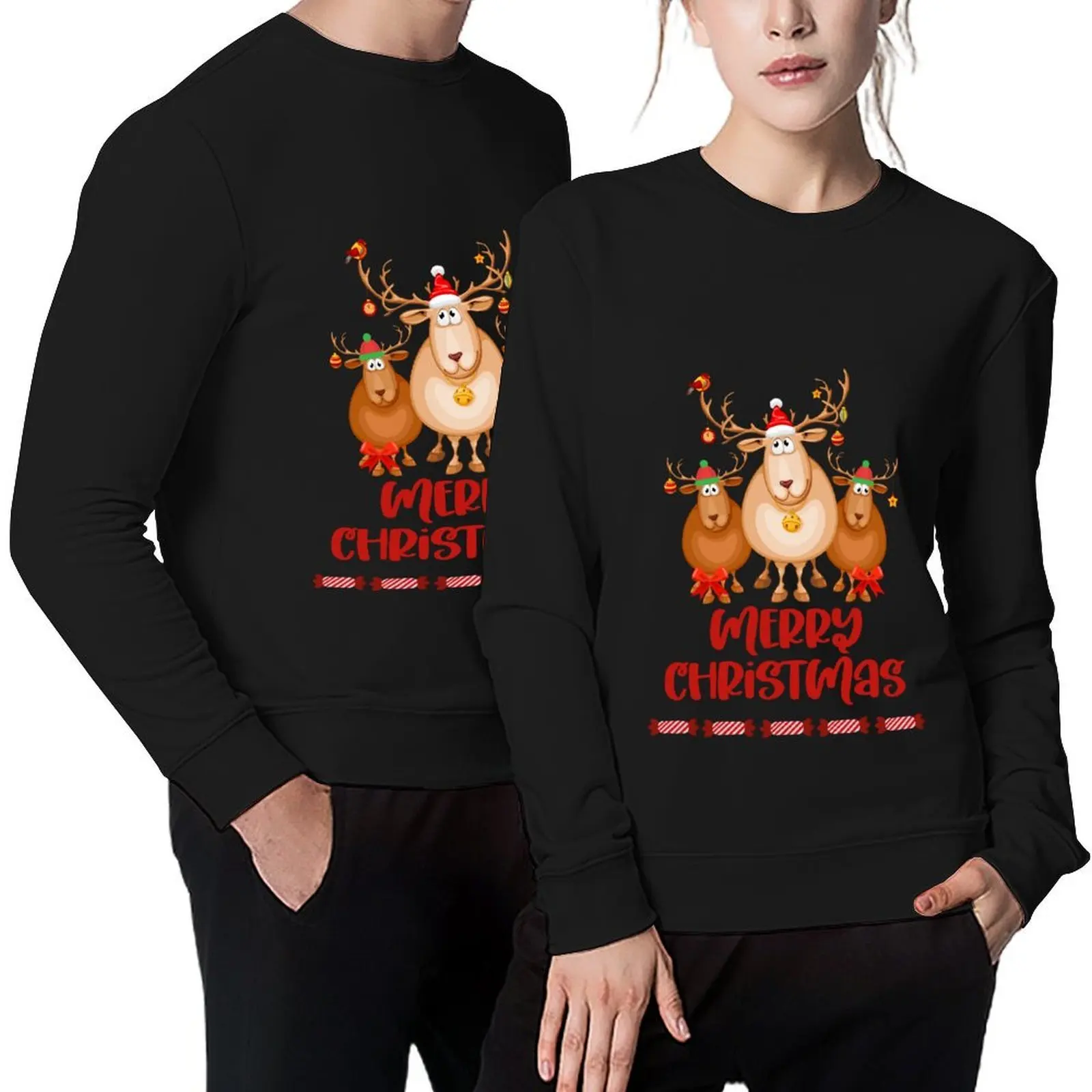 Christmas reindeer Pullover tracksuit men autumn fashion men men's clothes oversize sweatshirts
Christmas reindeer Pullover tracksuit men autumn fashion men men's clothes oversize sweatshirts