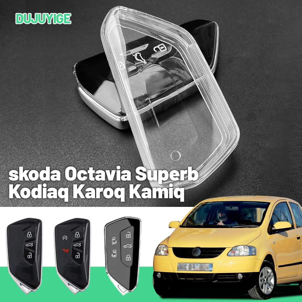 Clear TPU Car Key Case For skoda Octavia Superb Kodiaq Karoq Kamiq Scala Key Fob Cover Protector Shell Auto Accessories
Clear TPU Car Key Case For skoda Octavia Superb Kodiaq Karoq Kamiq Scala Key Fob Cover Protector Shell Auto Accessories