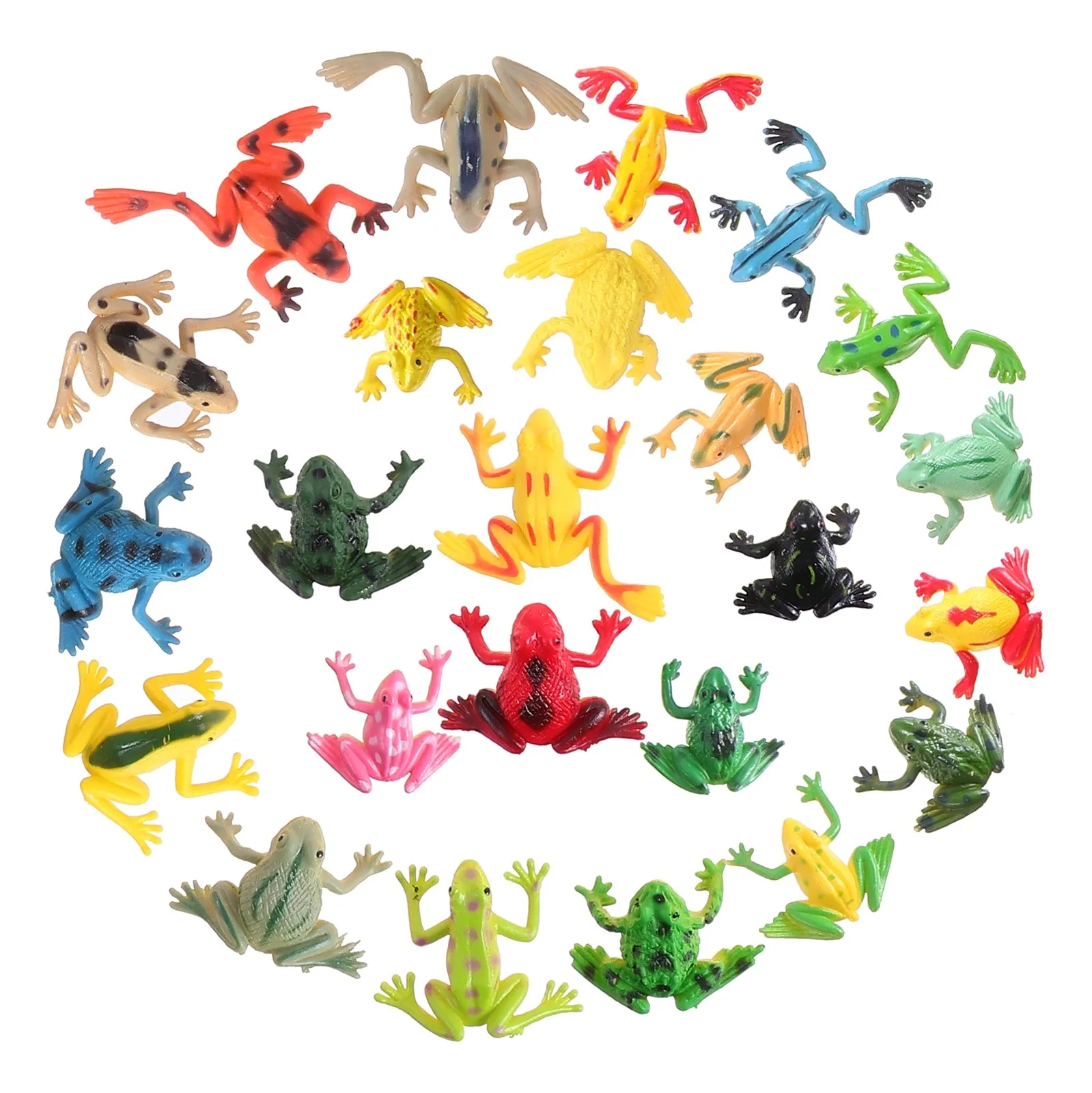 24Pcs Realistic Frogs PVC Figures for Kids Safe Waterproof Mini Frogs for Aquarium Pond Garden Decor DIY Party Goody Bags
24Pcs Realistic Frogs PVC Figures for Kids Safe Waterproof Mini Frogs for Aquarium Pond Garden Decor DIY Party Goody Bags
