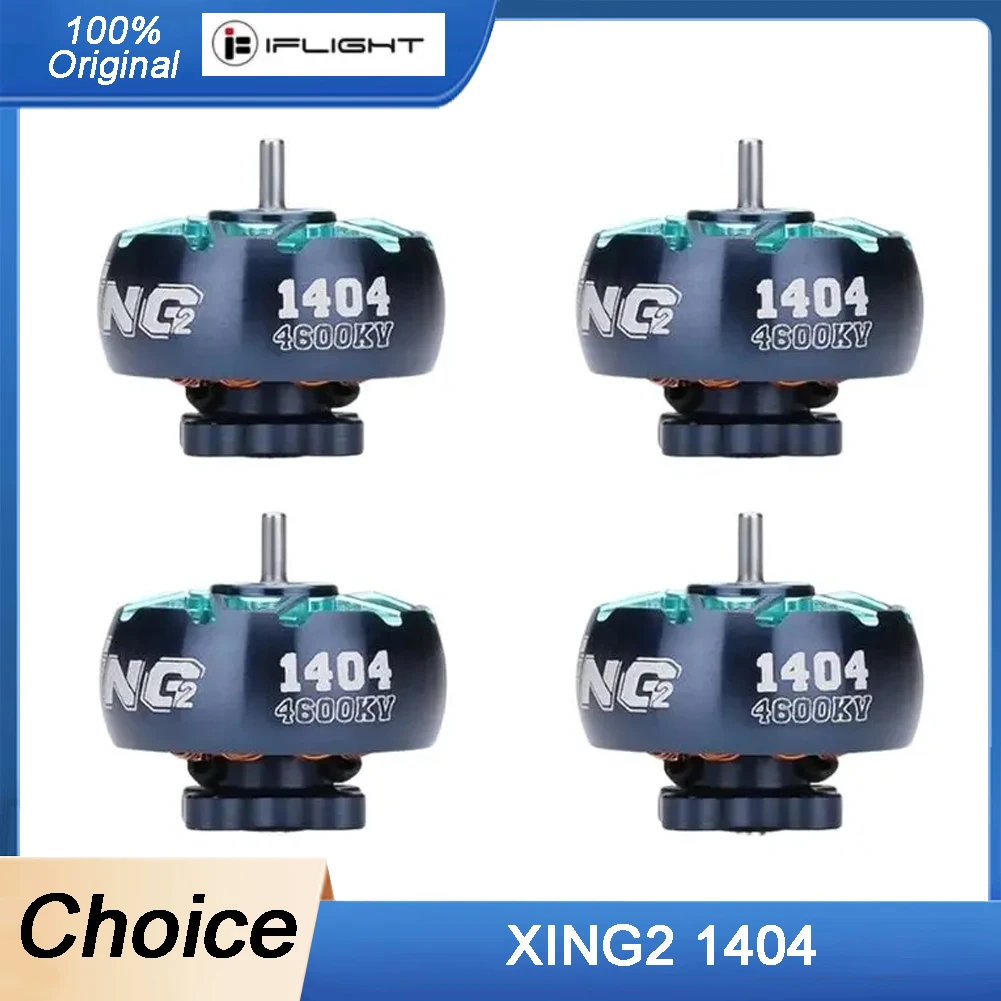 IFlight XING2 1404 3000KV/3800KV/4600KV 2-4S Toothpick Ultralight Build unibell motor compatible 3-4inch propeller for FPV Drone
IFlight XING2 1404 3000KV/3800KV/4600KV 2-4S Toothpick Ultralight Build unibell motor compatible 3-4inch propeller for FPV Drone