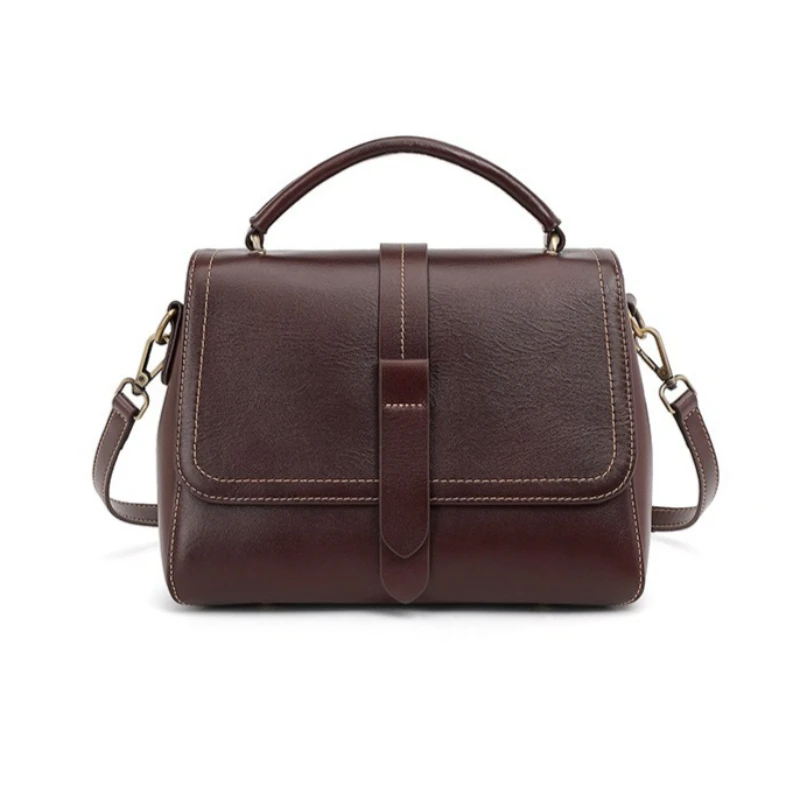 Women's Luxury Top Grain Genuine Leather Shoulder Tote Bag Vegetable-Tanned Convertible Large Capacity Daily Versatile
Women's Luxury Top Grain Genuine Leather Shoulder Tote Bag Vegetable-Tanned Convertible Large Capacity Daily Versatile