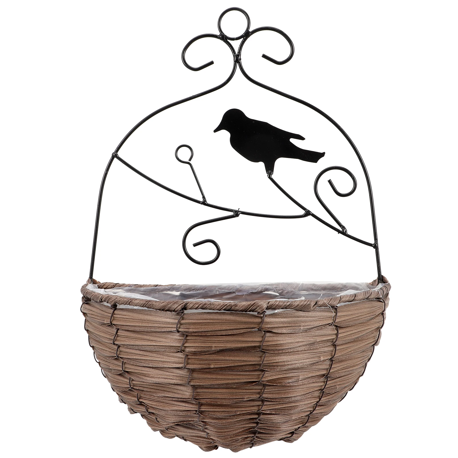 Woven Rattan Hanging Basket Flowerpot Plants Decor Planter Stylish Practical Metal Construction Space Saving
Woven Rattan Hanging Basket Flowerpot Plants Decor Planter Stylish Practical Metal Construction Space Saving