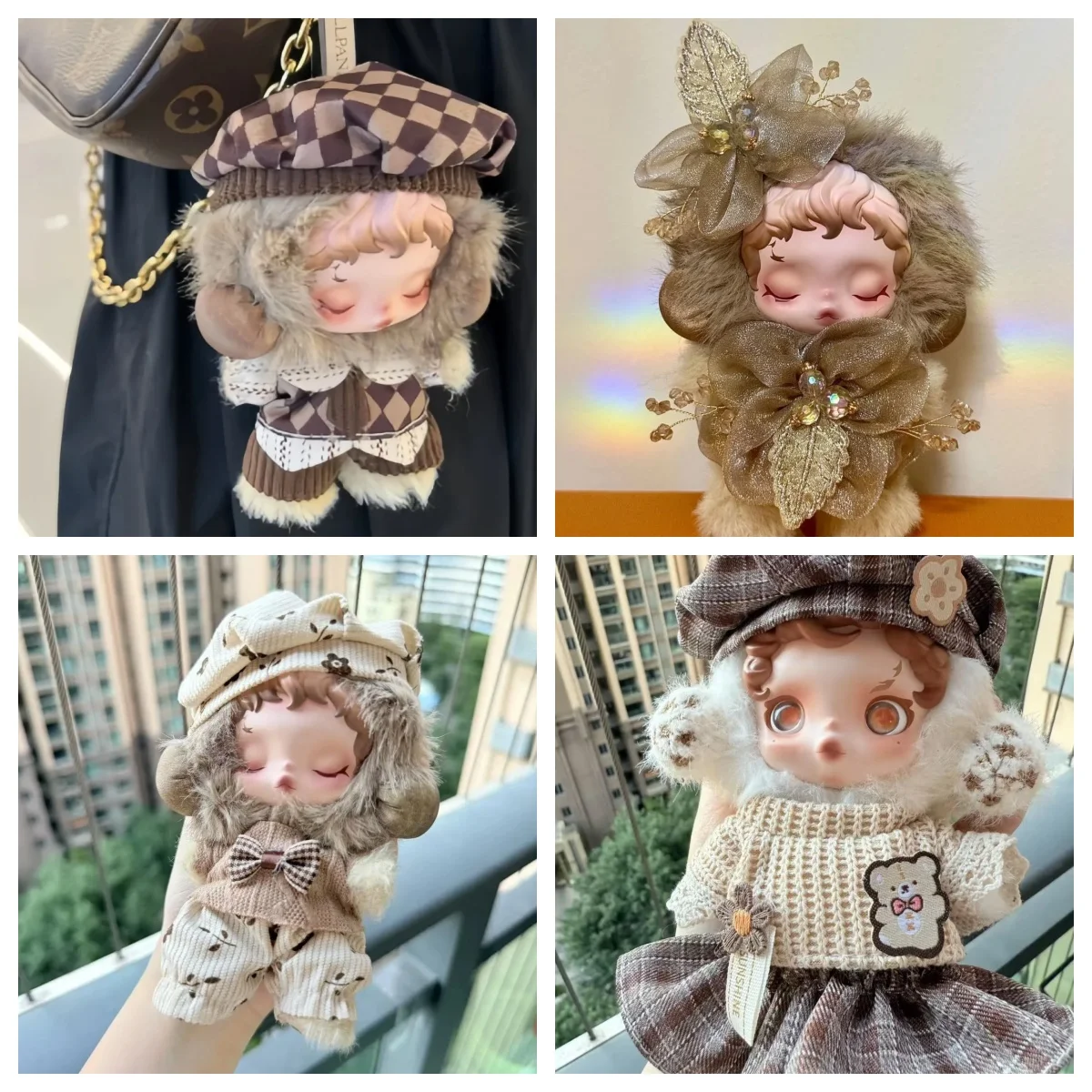 New For 10cm Skullpanda V1 V2 Brown Doll Clothes L'Impressionnisme Series Cute Accessories Clothes Doll Dress-Up Play Costumes
New For 10cm Skullpanda V1 V2 Brown Doll Clothes L'Impressionnisme Series Cute Accessories Clothes Doll Dress-Up Play Costumes