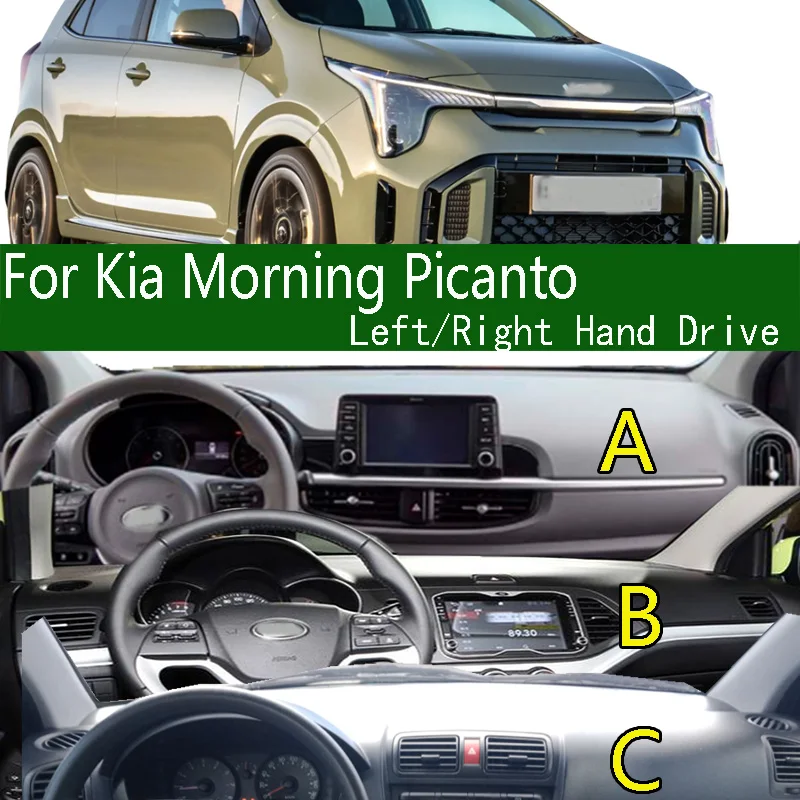 For Kia Morning Picanto Dashmat Dashboard Cover Instrument Panel Sunscreen Insulation Protective Pad Anti-Dirt Proof Ornaments
For Kia Morning Picanto Dashmat Dashboard Cover Instrument Panel Sunscreen Insulation Protective Pad Anti-Dirt Proof Ornaments