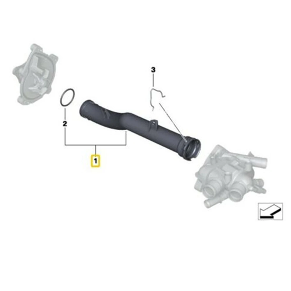 9800661880 1351VF Engine Coolant Water Hose With Metal Clip Lock For Citroen C4 207 308
9800661880 1351VF Engine Coolant Water Hose With Metal Clip Lock For Citroen C4 207 308