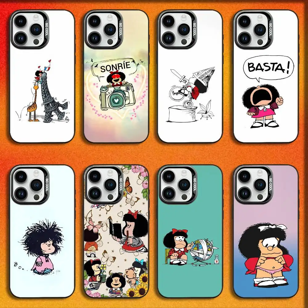 Funny Cartoon M-Mafalda Phone Case For iPhone 16,15,14,13,12,11,Mini,Pro,E,MAX Black Candy Matte Shockproof Cover
Funny Cartoon M-Mafalda Phone Case For iPhone 16,15,14,13,12,11,Mini,Pro,E,MAX Black Candy Matte Shockproof Cover