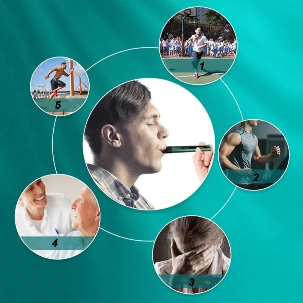 Portable Breathing Trainer Smart Electronic Pulmonary Function Tester Inspiratory and Expiratory Respiratory Muscle Trainer
Portable Breathing Trainer Smart Electronic Pulmonary Function Tester Inspiratory and Expiratory Respiratory Muscle Trainer