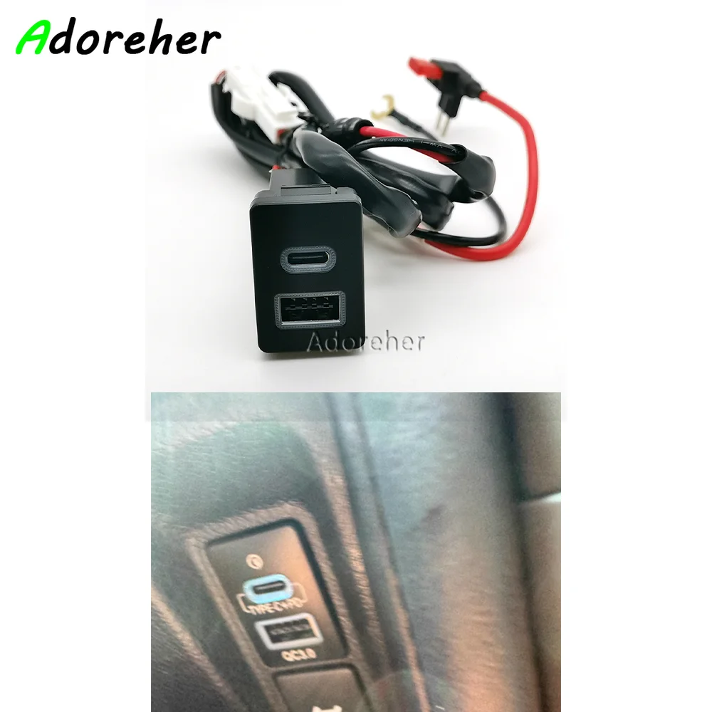 Fit For old LC120 Prado 16-20 12V Car Quick Charger Socket Dual USB PD Type C Charging Outlet Power Adapter
Fit For old LC120 Prado 16-20 12V Car Quick Charger Socket Dual USB PD Type C Charging Outlet Power Adapter