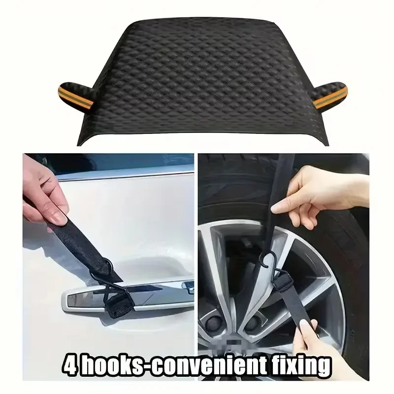 Universal Car Windshield Cover Thickened Winter Protection for Snow and Sun Easy To Install and Store Suitable for Most Vehicles
Universal Car Windshield Cover Thickened Winter Protection for Snow and Sun Easy To Install and Store Suitable for Most Vehicles
