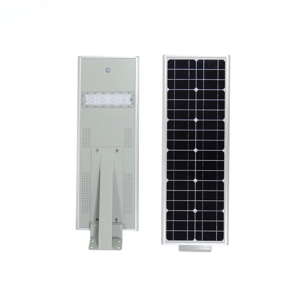 High Quality 40W Integrated Solar LED Street Light With Motion Sensor Rechargeable 12.8V Battery Good Quality 150W Solar Module
High Quality 40W Integrated Solar LED Street Light With Motion Sensor Rechargeable 12.8V Battery Good Quality 150W Solar Module