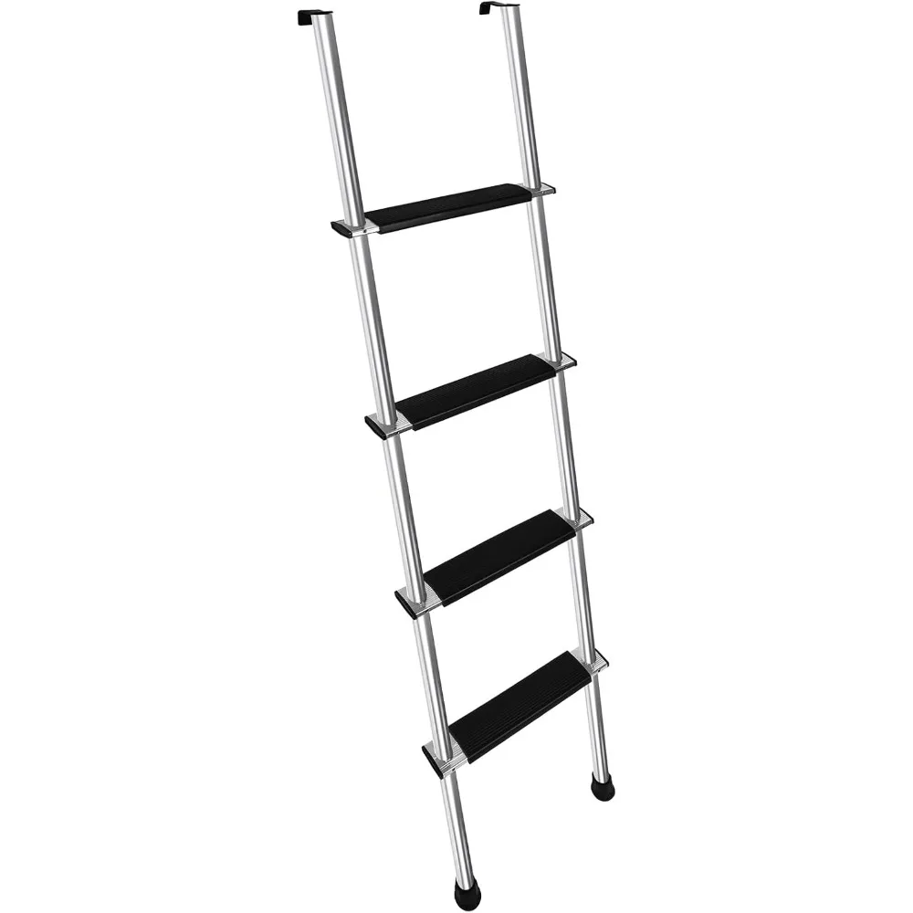 57" RV Bunk Ladder, 4 Step Integrated Aluminum Camper Bunk Bed Ladder with Anti-Slip Rubber Foot Pads, Sliver
57" RV Bunk Ladder, 4 Step Integrated Aluminum Camper Bunk Bed Ladder with Anti-Slip Rubber Foot Pads, Sliver