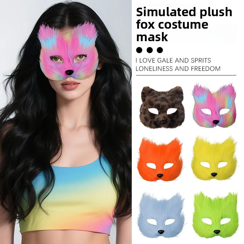 Halloween Carnival Makeup Fox Cat Mask Animal Half Face DIY Little Fox Fairy Mask Half Face Mask Gift Party Cosplay Props
Halloween Carnival Makeup Fox Cat Mask Animal Half Face DIY Little Fox Fairy Mask Half Face Mask Gift Party Cosplay Props