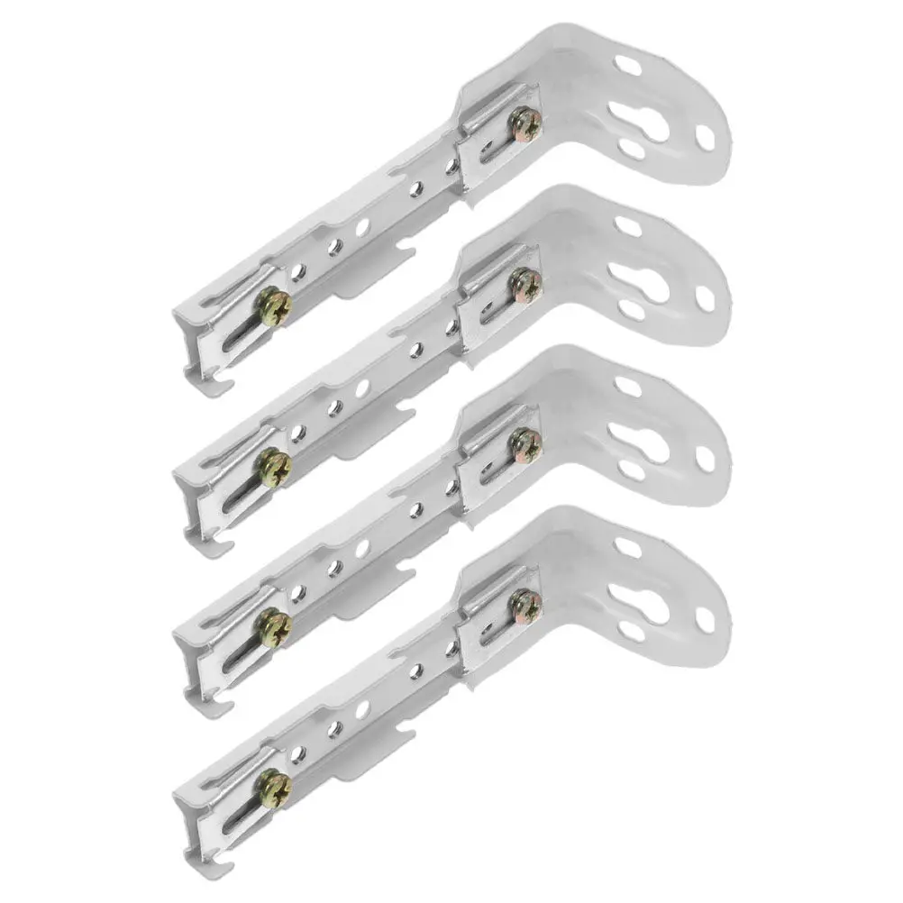 4Pcs Heavy Duty Double Curtain Track Brackets Wall Mount Hardware for Living Room Bedroom Home Decor Window Treatment
4Pcs Heavy Duty Double Curtain Track Brackets Wall Mount Hardware for Living Room Bedroom Home Decor Window Treatment