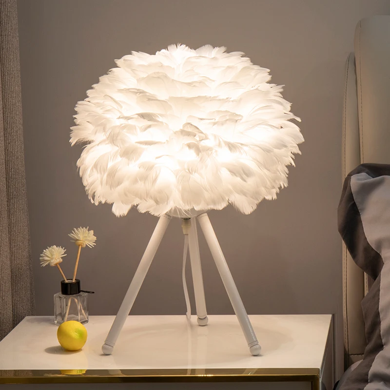 Modern Goose Feather LED Table Lamp Nordic Bedroom Bedside Lamp Living Room Lamp Children's Book Lamp Office Reading Lamp
Modern Goose Feather LED Table Lamp Nordic Bedroom Bedside Lamp Living Room Lamp Children's Book Lamp Office Reading Lamp