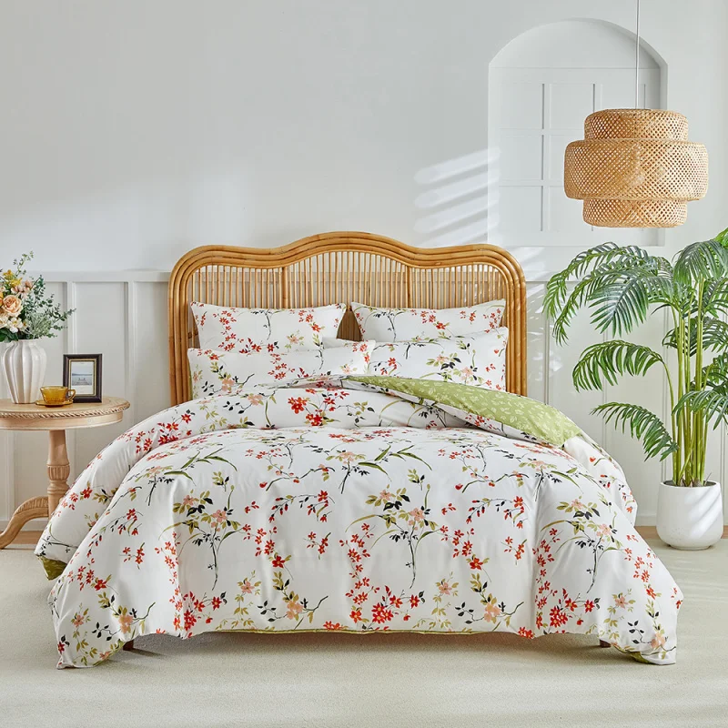 Bedding Spring Summer New Nordic Pastoral Duvet Cover Pillowcase Home Textile Set
Bedding Spring Summer New Nordic Pastoral Duvet Cover Pillowcase Home Textile Set