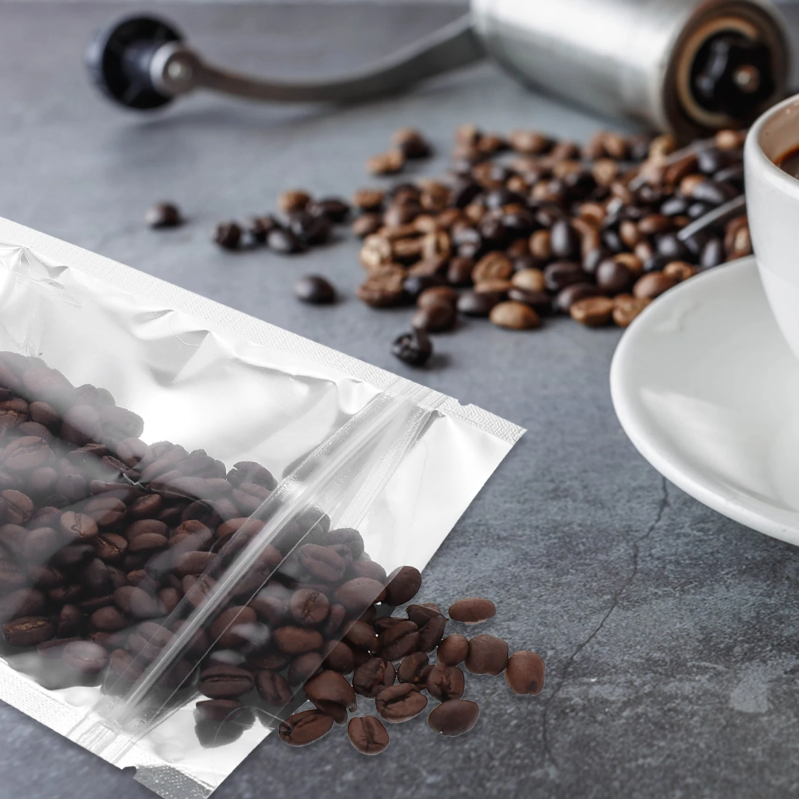 50pcs Food Lightweight Durable Self Sealing Storage Reusable Snack Pouch Packaging Container
50pcs Food Lightweight Durable Self Sealing Storage Reusable Snack Pouch Packaging Container