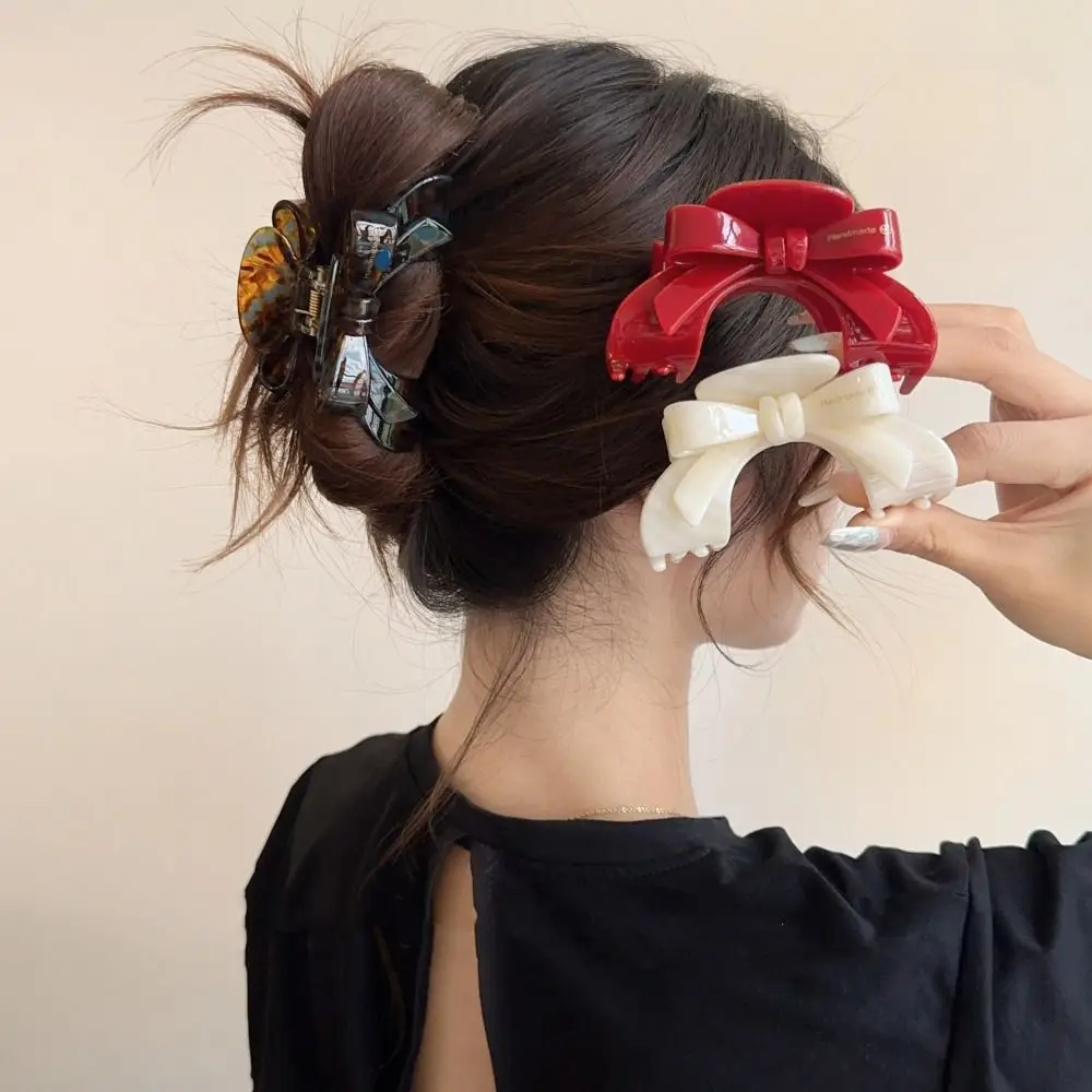 Fashion Acetate Acetic Acid Bow Hair Claw Small High Ponytail Clip French Shark Clip Korean Style Geometry Hair Crab Clip Daily
Fashion Acetate Acetic Acid Bow Hair Claw Small High Ponytail Clip French Shark Clip Korean Style Geometry Hair Crab Clip Daily